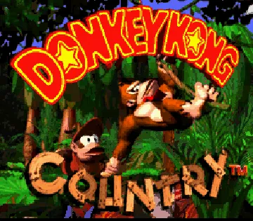 Donkey Kong Country - Competition Cartridge (USA) screen shot title